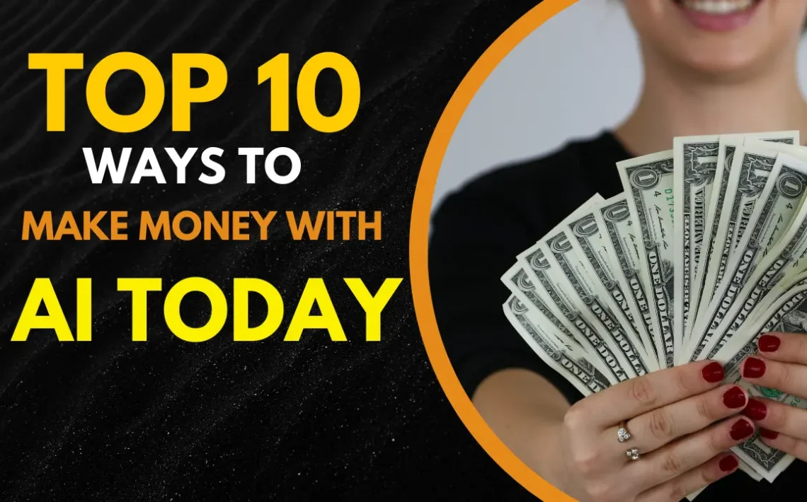 Top 10 Ways to Make Money with AI Today